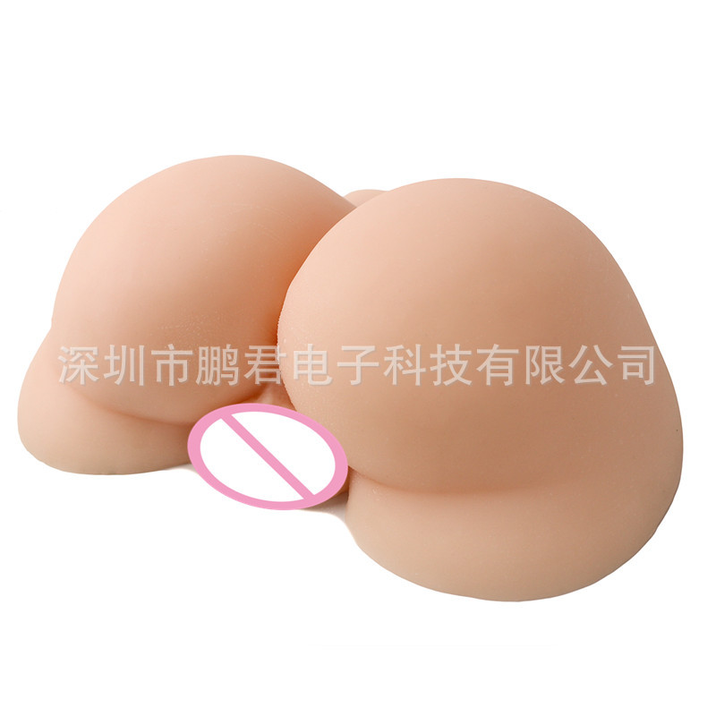 Dispositivo de masturbación masculino gay, copa de avión masculina, trasero grande, juguete sexual para adultos de silicona sólida