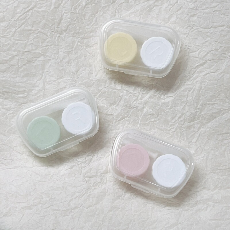 New Ins Morandi High-End Contact Lens Case Mini Compact Contact Lens Case Simple Care Box 5012 New Ins Morandi High-End Contact Lens Case Mini Compact Contact Lens Case Simple Care Box 5012