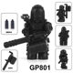 Cross-border Third-party Moc Power Mecha Subway Escape Level 7 A suit Gatling Assembled Building Blocks Toy