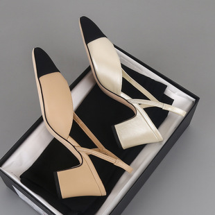 �W��26��С���L�pɫslingback�߸�Ь��Ƥƴɫ6.5�ָ����^��՛�Ь