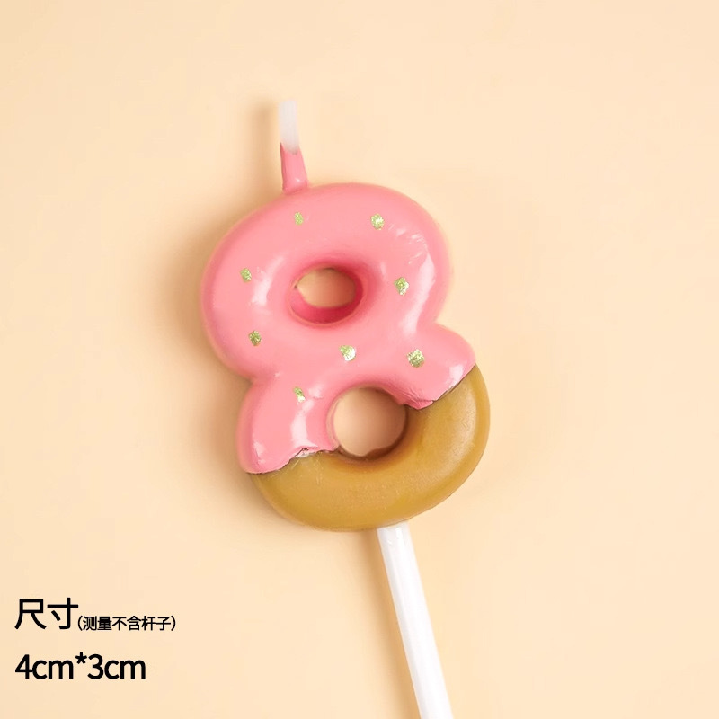 Mayorista retro dibujos animados de chocolate de dos colores molde de galletas de ducha 0 - 9 velas digitales tarta de cumpleaños