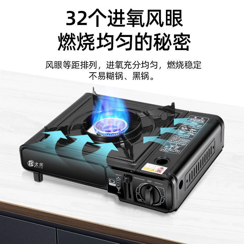 Картная печь на открытом воздухе портативная новая печь для кемпинга посуда ветрозащитная газовая плита Wascaska магнитная печь газовая плита
