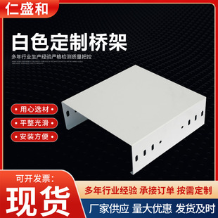 Customized White Bridge Rack Sichuan Chengdu Manufacturer Bridge Rack 200*100 Cable Bridge White Horizontal Bridge Rack