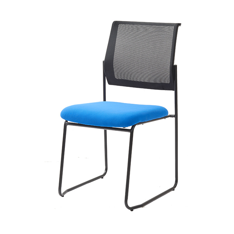 Silla apilable Jesar para reuniones, capacitación, oficina, con tapizado en tela, sin brazos, sencilla, para personal y conferencias. image 7
