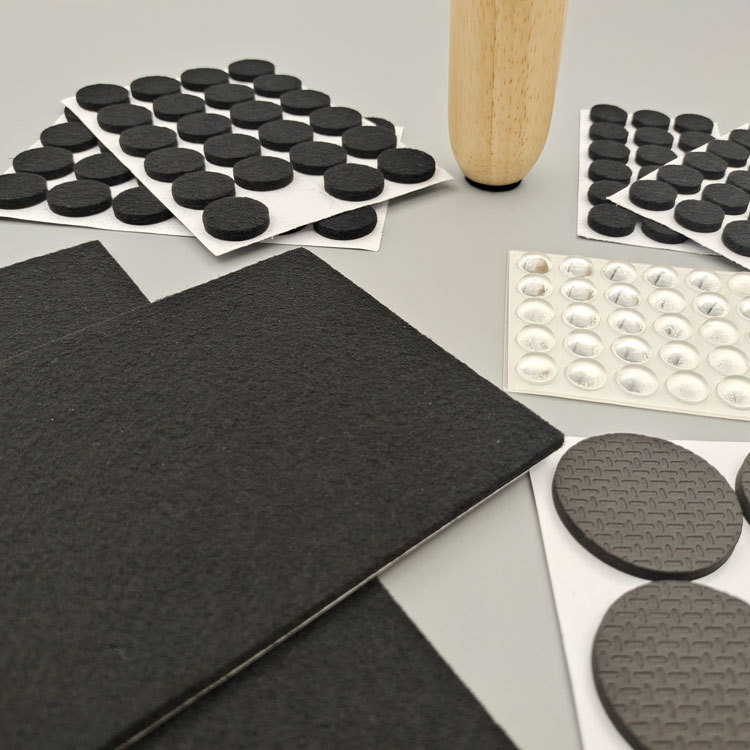 spot self-adhesive black adhesive round mesh eva cushion white eva sponge foam stickers furniture table and chair foot pad