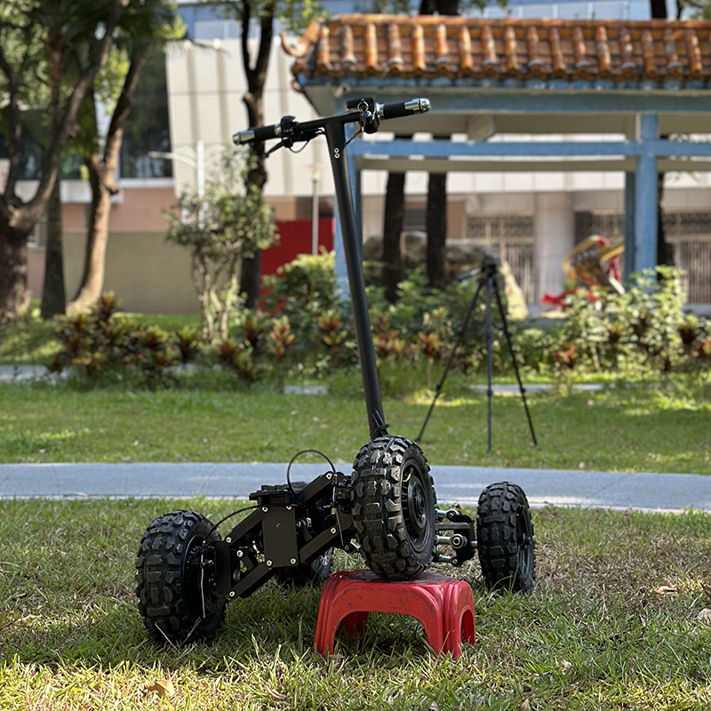 Ventas directas de fábrica MIA11 pulgadas scooter eléctrico de cuatro ruedas puede inclinar la carrocería plegable vehículo todoterreno de alta velocidad tracción en las cuatro ruedas