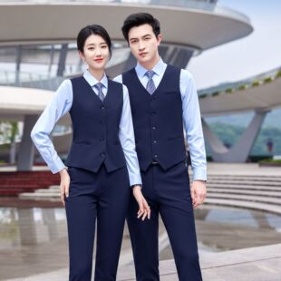 Men's Vest Suit 2025 Spring and Autumn New Style Interview Formal Slim-Fit Korean Version Workwear High-End Temperament Women's Work Outfit