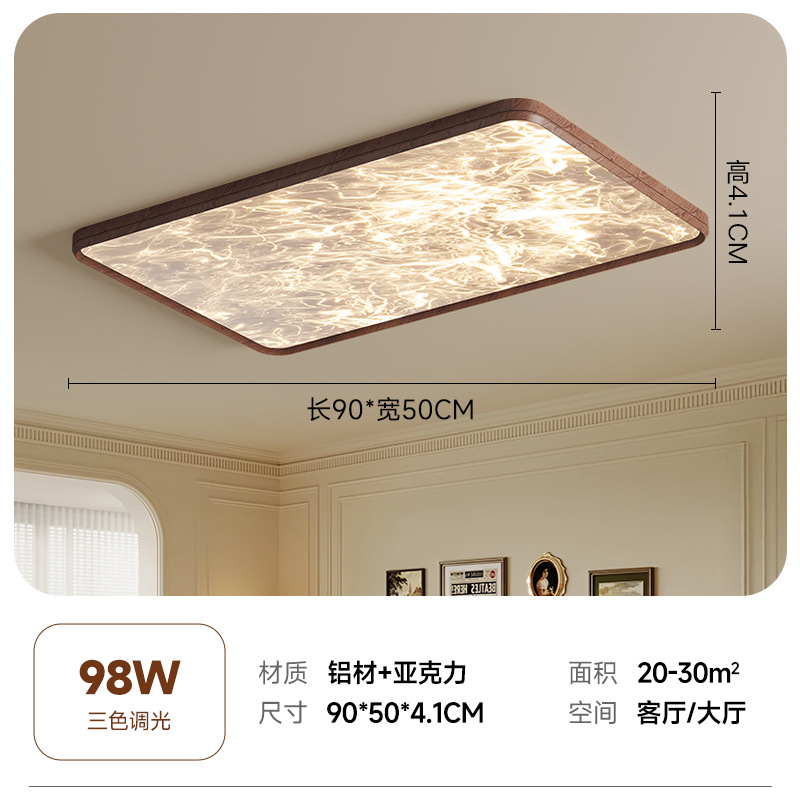 Lámpara de techo de sala de estar de lujo minimalista y ligera de estilo italiano, diseñador minimalista moderno, personalidad creativa, sala de atmósfera de nubes, sala principal