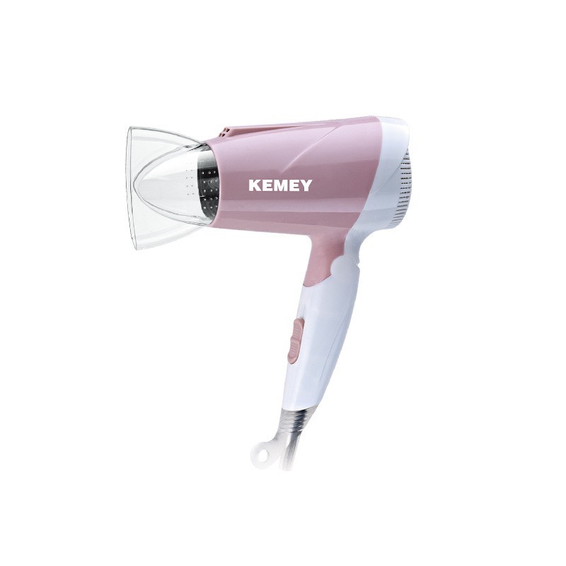 Secador de pelo Kemei portátil plegable de baja potencia para uso doméstico con iones negativos. image 9