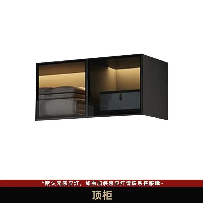 衣柜家用卧室小户型收纳储物柜现代简约玻璃柜衣帽间轻奢组合衣橱|undefined