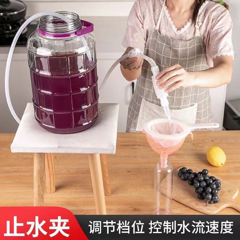 抽酒器半自动吸酒器葡萄酒虹吸管酵素白酒过滤器酿酒设备家用