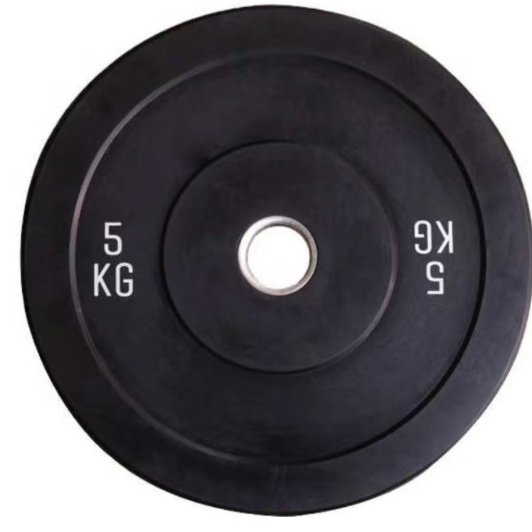 Cross-Border Black Full Film Weightlifting Commercial Barbell Plates Gym Weight Plates Men's Home Exercise Fitness Sports