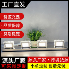 LED镜前灯轻奢浴室灯镜子灯水晶不锈钢透明水晶洗手台灯具