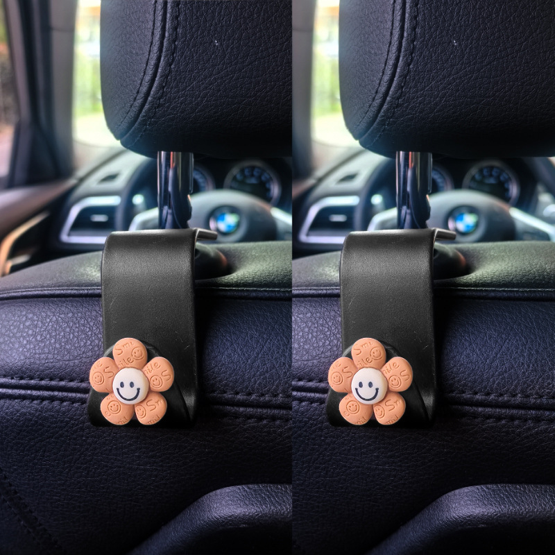 Gancho trasero del automóvil Gancho del respaldo del asiento Gancho multifuncional del automóvil del automóvil Gancho pequeño del automóvil Gancho del asiento de dibujos animados