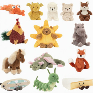 Ӣ��jellycatϵ��ë�q��ż�ϼ������_��Ĩ�������������˹��羳��