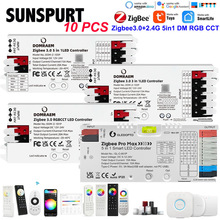 Ϳѻapp��������zigbee������24V��ɫRGB CW˫ɫ��led�ƴ��߲�12V