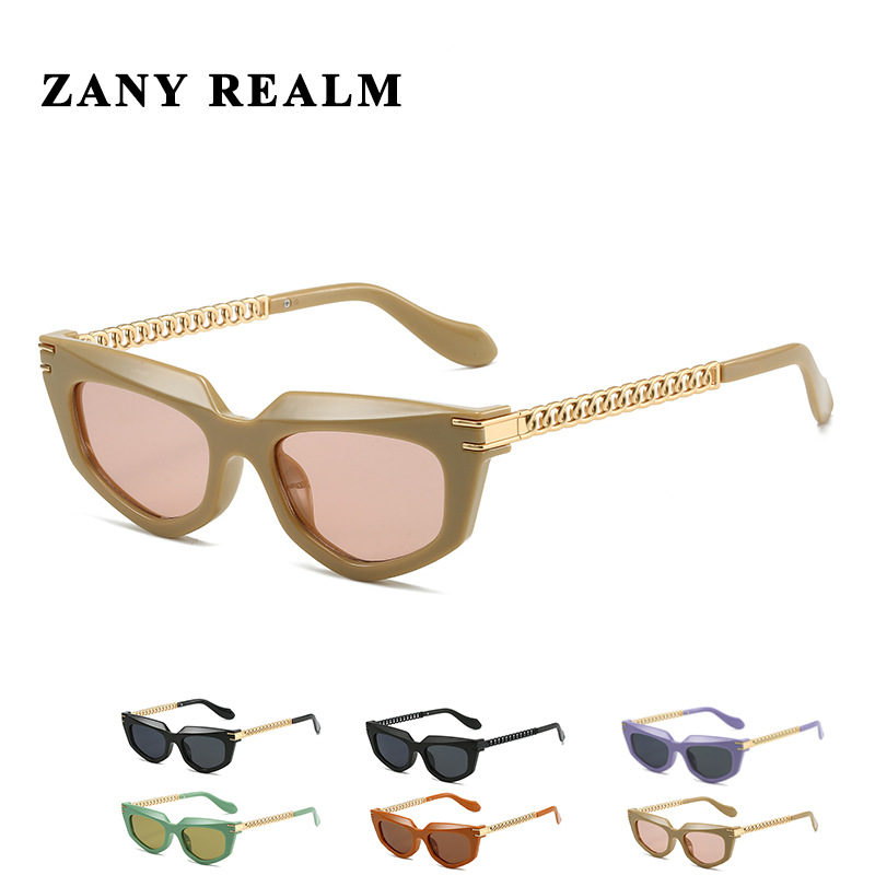 Nueva retro CAT EYE cyberpunk gafas de sol transfronteriza calle neutral dulce fresco gafas de sol transfronterizas fabricantes