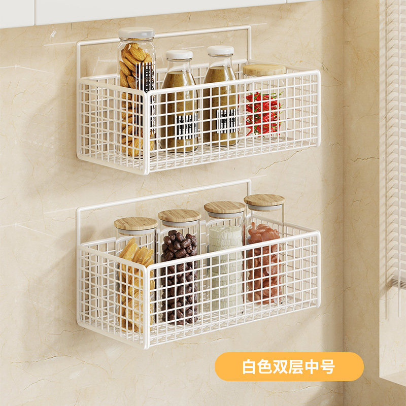 Especiero de Pared para Cocina Sin Perforación, Multifuncional