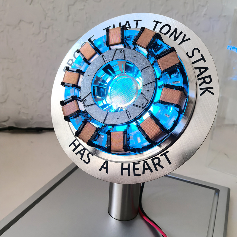 Iron Man Reactor Heart Reaction Furnace Hand-made Model Decoration Alloy First Generation Surrounding Ark Gift for Boys Iron Man Reactor Heart Reaction Furnace Hand-made Model Decoration Alloy First Generation Surrounding Ark Gift for Boys