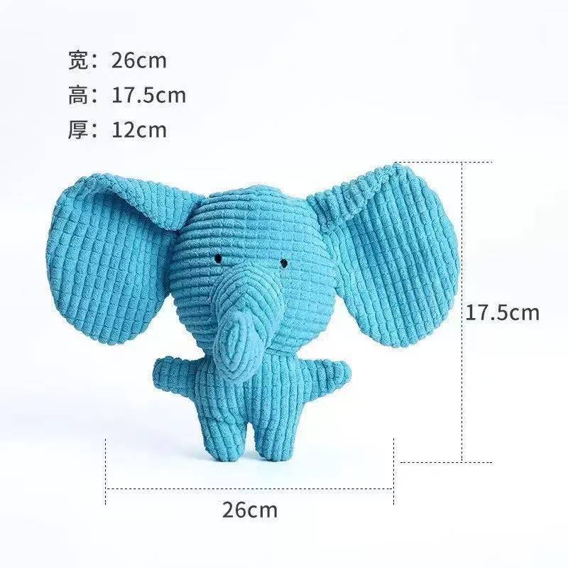 Nuevo juguete de peluche para perros sonido molar resistente a la mordida perros pequeños, medianos y grandes simulando animales juguetes para mascotas