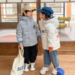 Демисезонный пуховик, утепленная детская удерживающая тепло одноразовая куртка для подростка