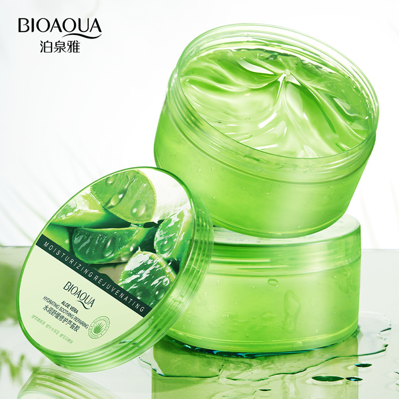 Boquan Ya Hydrating and Moisturizing Aloe Vera Gel Water Moisturizing and Fine Pores Moisturizing and Rejuvenating Aloe Vera Gel Facial Care Boquan Ya Hydrating and Moisturizing Aloe Vera Gel Water Moisturizing and Fine Pores Moisturizing and Rejuvenating Aloe Vera Gel Facial Care