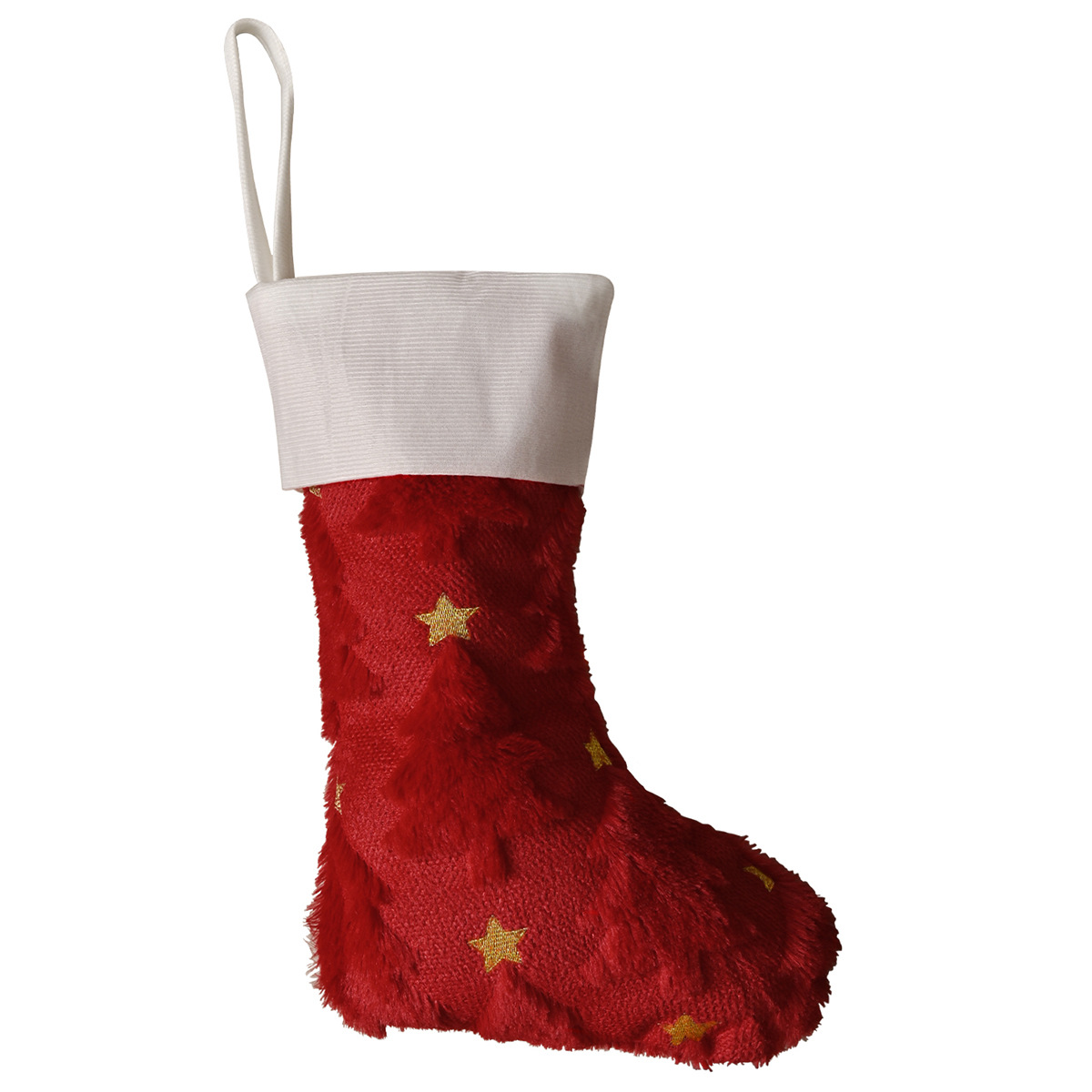 Amazon transfronterizo nuevo calcetines de Navidad Europa y América calcetines de decoración de Navidad bordados de lana fuente de fábrica al por mayor image 5
