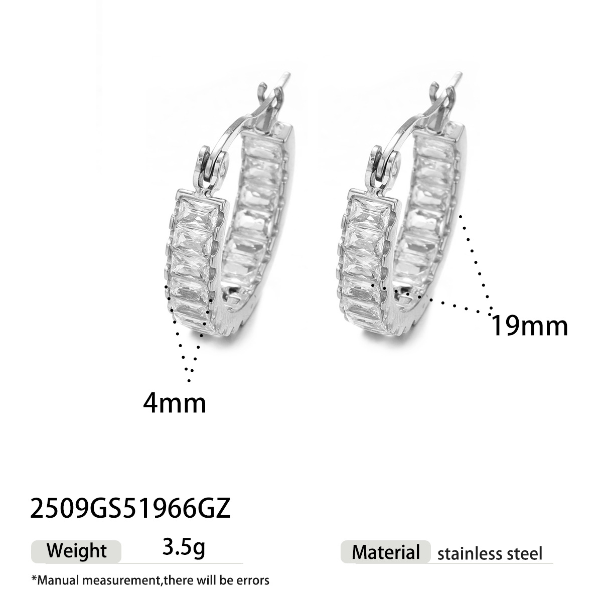Tina Europa y los Estados Unidos acero inoxidable transfronterizo chapado en oro 18k moda inswind personalidad pendientes temperamento joyas al por mayor mujeres