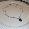 Brand sophisticated fashionable advanced choker with letters, European style, light luxury style