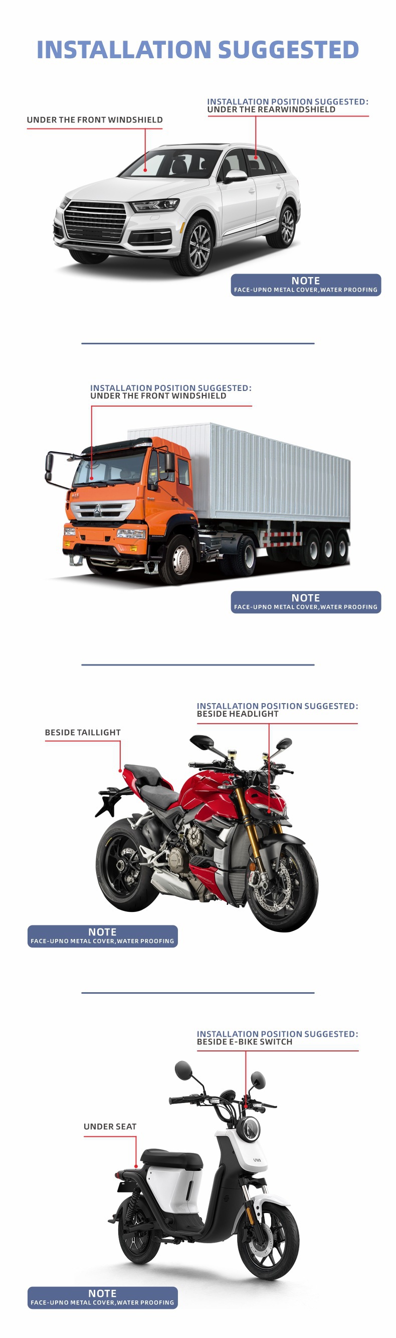 Cross-Border 4g Car Locator Gps Tracker Southeast Asia, South America, Africa, Europe and the United States Satellite Anti-Theft Tracker