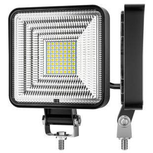 Cross-Border Car Led Work Light 4Inch Square 56Led Floodlight Modified Off-Road Vehicle Headlight Searchlight