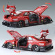 1:24/18Gtr R34 Modified Version of Four-Wheel Shock Absorber Steering Door Opening Alloy Sound and Light Pull-Back Artificial Car Model