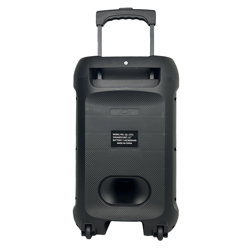 Venta al por mayor caliente 12 pulgadas 40W altavoces portátiles para boda Bluetooth K banda doble diseño portátil