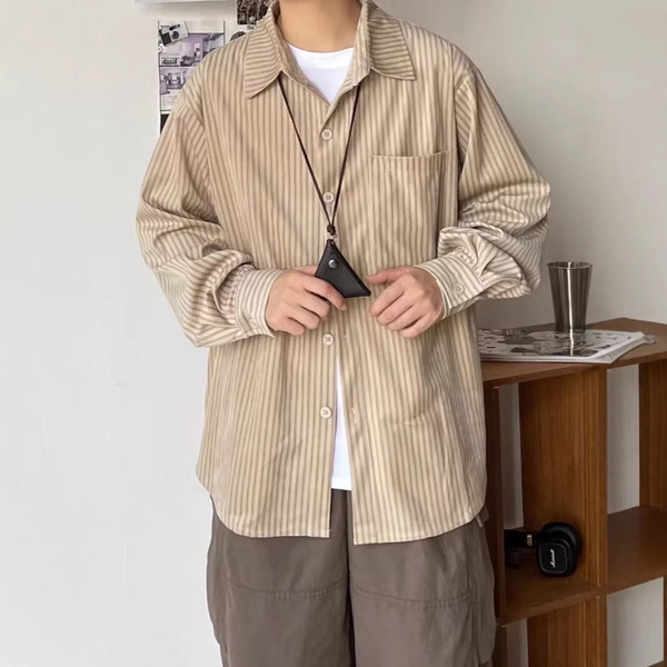 Autumn Japanese retro trend shirt