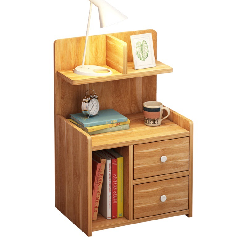 Mesa de noche dormitorio simple moderno Mini pequeño par mesita de noche simple pequeño gabinete de almacenamiento rack