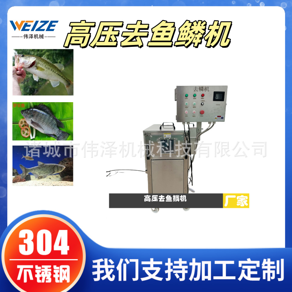 商用快速去鳞清洗草鱼鲫鱼多品种去鱼鳞机严工不锈钢自动去鱼鳞机