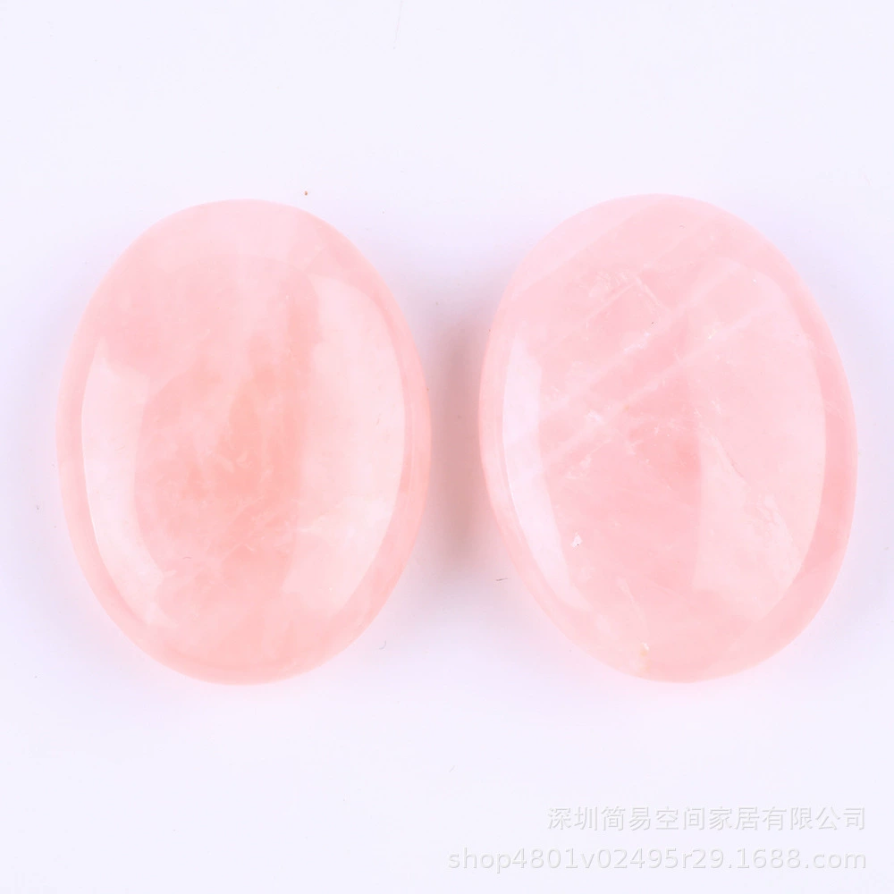 Натуральный кристалл овальный мыльный камень 45*35*15mm энергетический камень ручка рулона оригинального камня полированный массаж красоты SPA