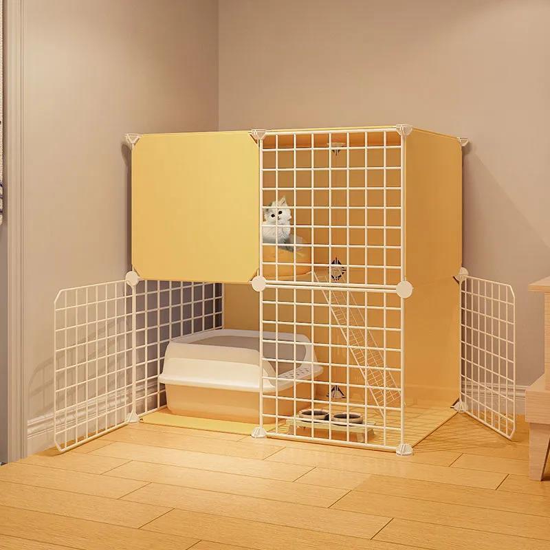 Cat Cage Home Indoor Extra Large Free Space Cat Stand Cat House Villa Small Pet Cage Cat Empty Cage