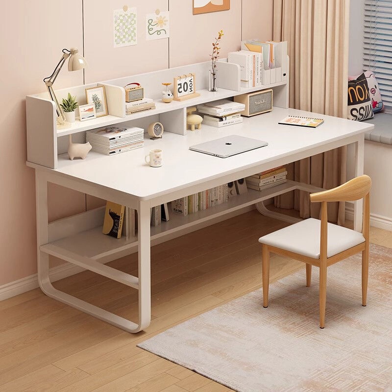 Computer Desk, Bedroom Home Study Desk, Student Study Desk, Simple Writing Desk, Bookshelf Integrated Desk, Simple Office Desk