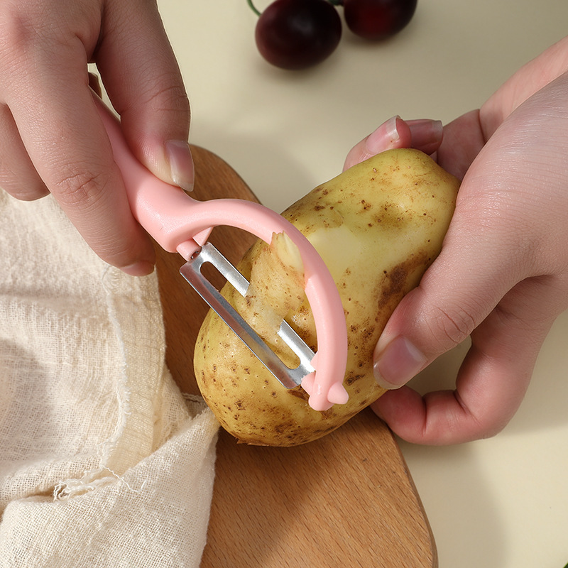 Pelador tipo P pelador de frutas y verduras pelador simple utensilios de cocina melón y pelador de frutas