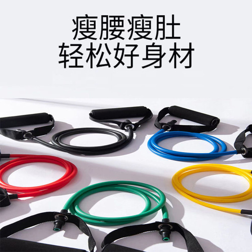 Jiyue Bird Fitness One-Way Pull-Up Rope Yoga Shoulder and Back Stretch Elastic Rope Muscle Stretch Wholesale Stretching and Muscle Building