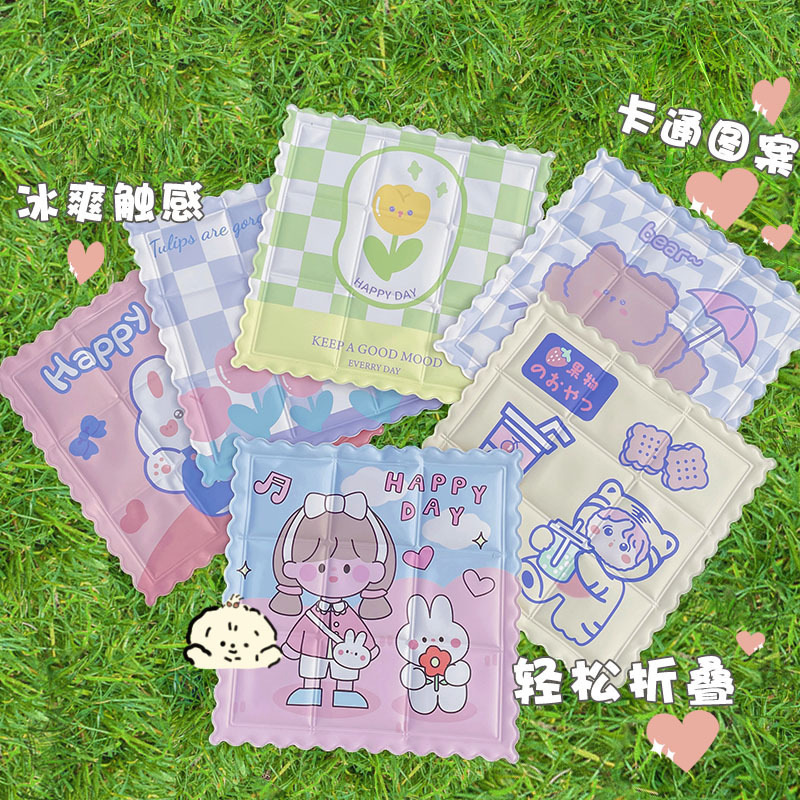 漫画アイスパッド夏かわいいオフィス冷却クッションゲル冷却新しいアイスパッド学生おならクッション夏クール 2 メートル|undefined