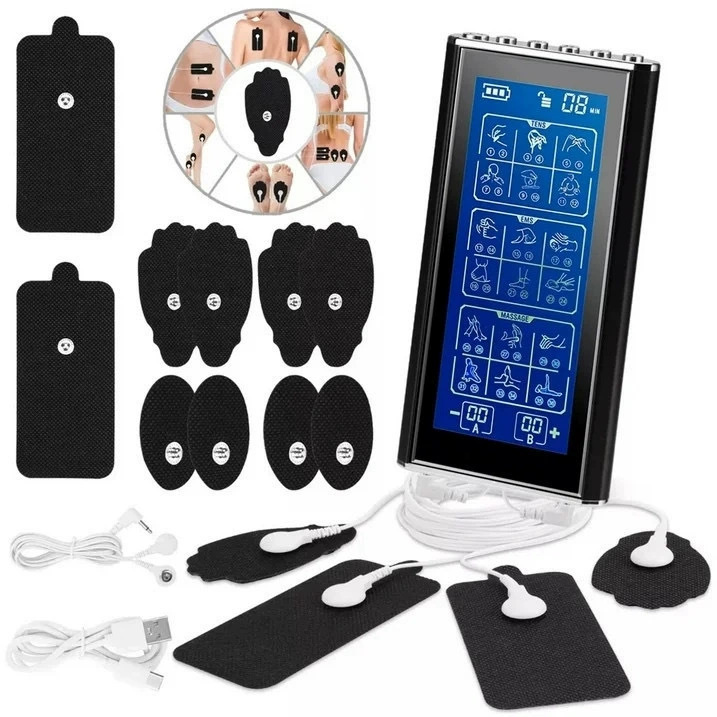 11:30 28種類のモードAB口充電タイプ頚椎マッサージ器EMSパルス