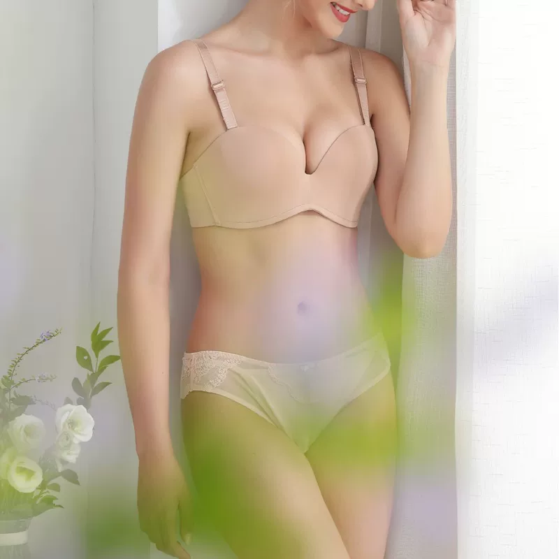 Поддерживающее sexy нескользящее комфортное беспроводное бюстье