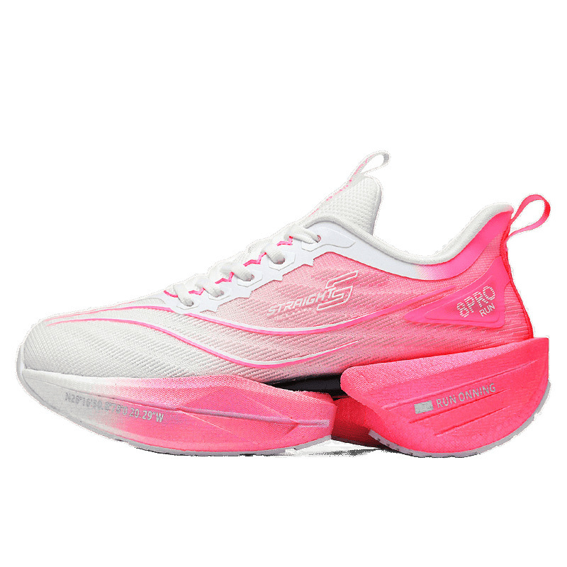 Zapatos de carreras antideslizantes de suela suave de explosión juvenil para hombres y mujeres aumentan la tendencia de zapatillas de corrida de carbono de amortiguación