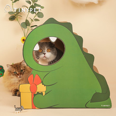 Sufa corrugated dinosaur scratching board diy cat nest cat toy cat climbing frame claw board