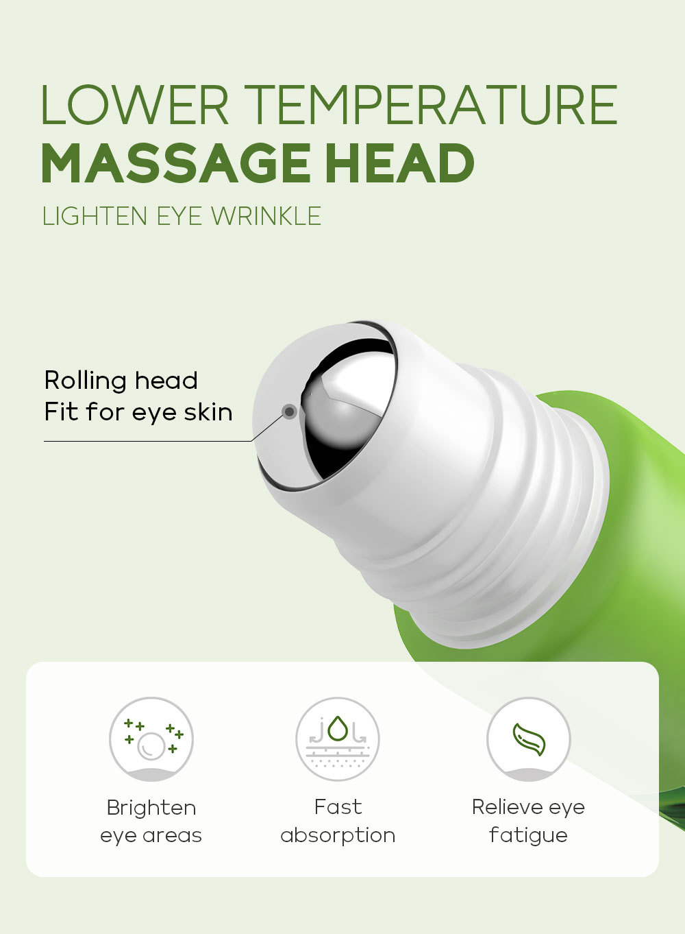 FENYI Green Tea Eye Serum 15ml Hydrates, Moisturizes, cares for and nourishes the skin around the eyes. Cross-border manufacturer undefined