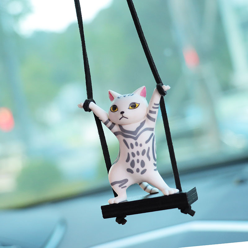 Twisted Waist Cat Car Pendant Car Interior Decoration Supplies Car Pendant Pendant Car Charms Car Supplies Batch