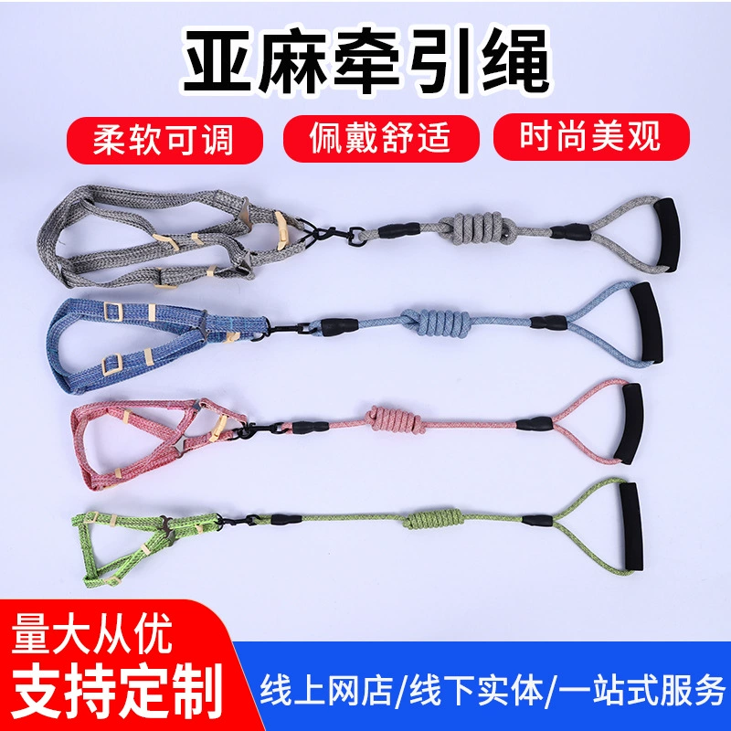 Прямые поставки с фабрики, льняной поводок для собак, пенопластовая ручка, Amazon, трансграничный популярный поводок для собак