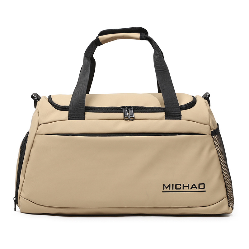 Bolsa de ejercicios bolsa de viaje de zapato independiente bolsa de natación seca y húmeda separación bolsa de yoga bolsa de transporte inclinada impresa logotipo desgaste